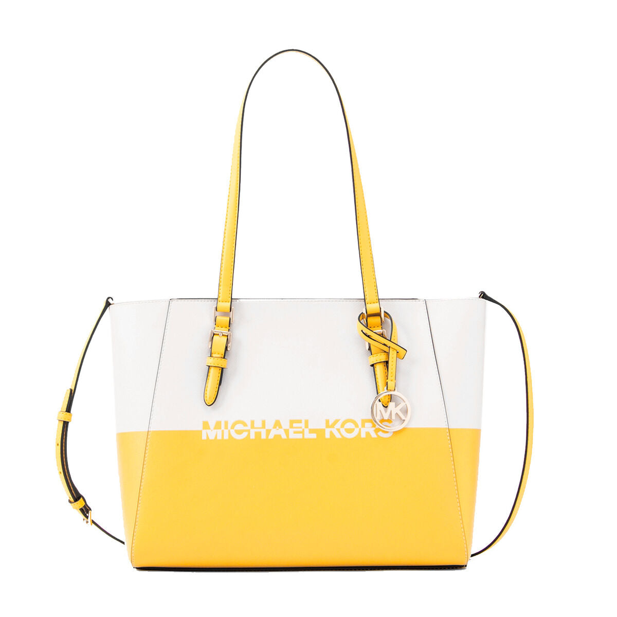 Borsa Donna Michael Kors CHARLOTE Giallo 27 x 34 x 11 cm-2