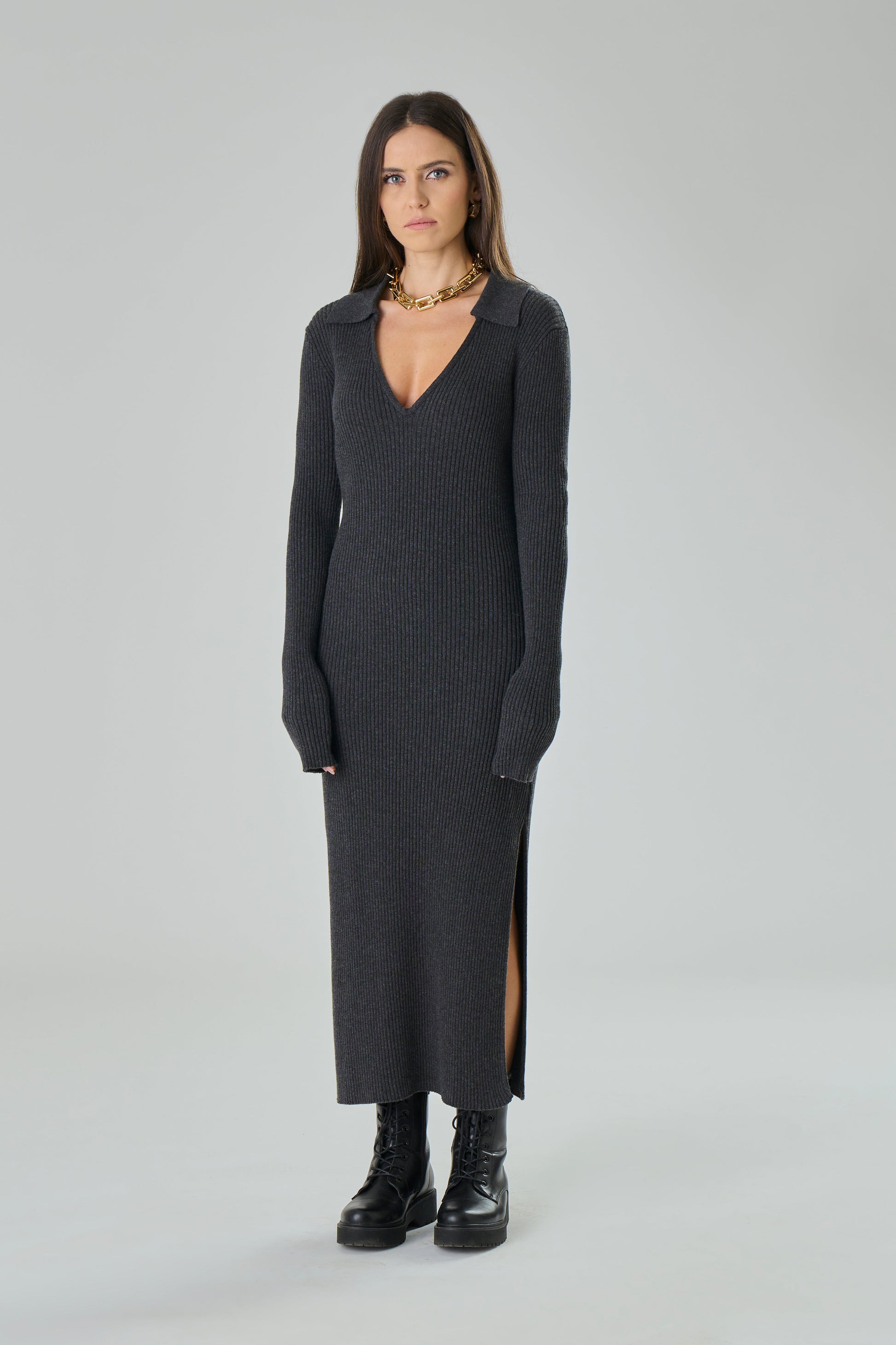 Vestito in maglia in misto Cashmere - Anita