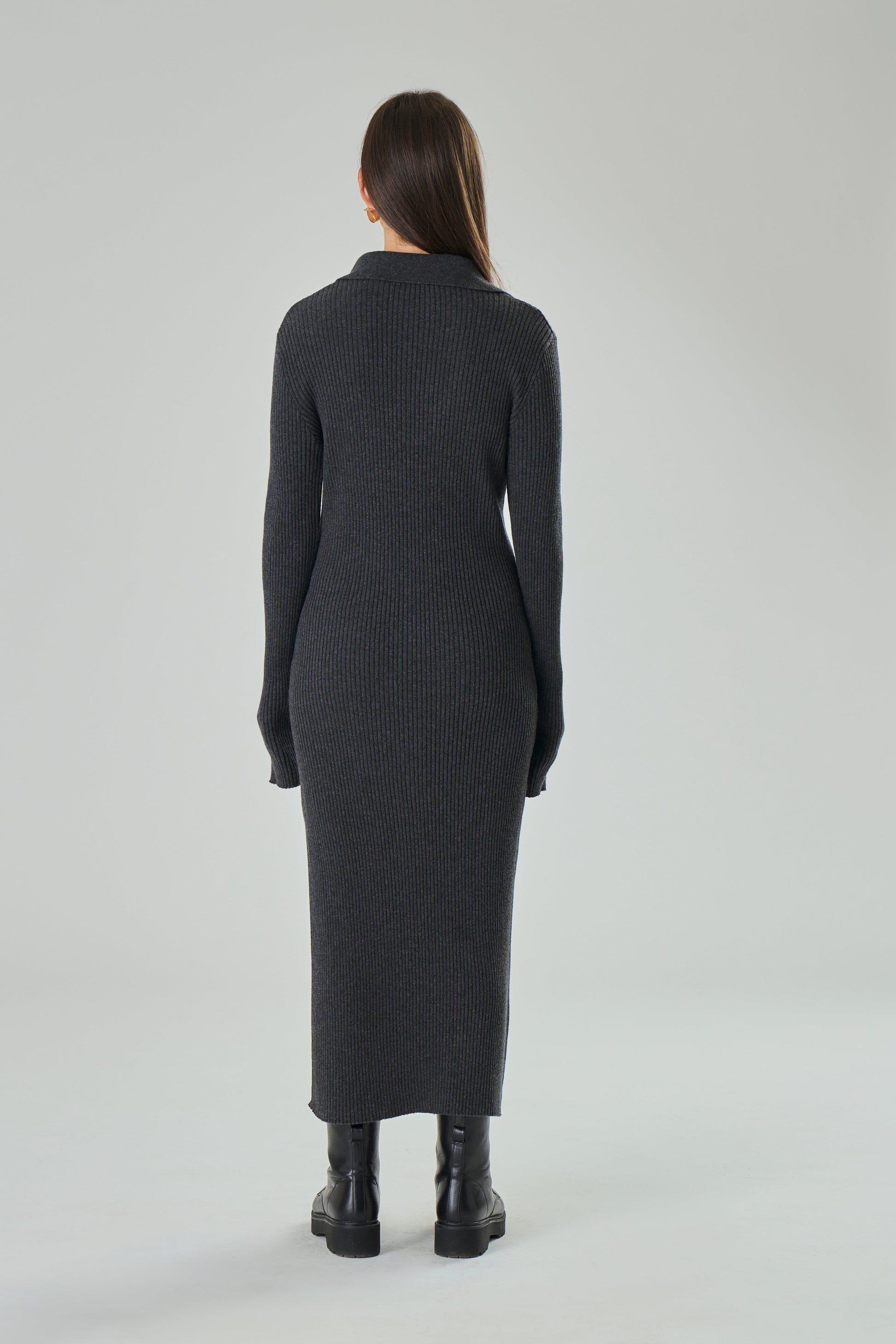 Cashmere blend knitted dress - Anita