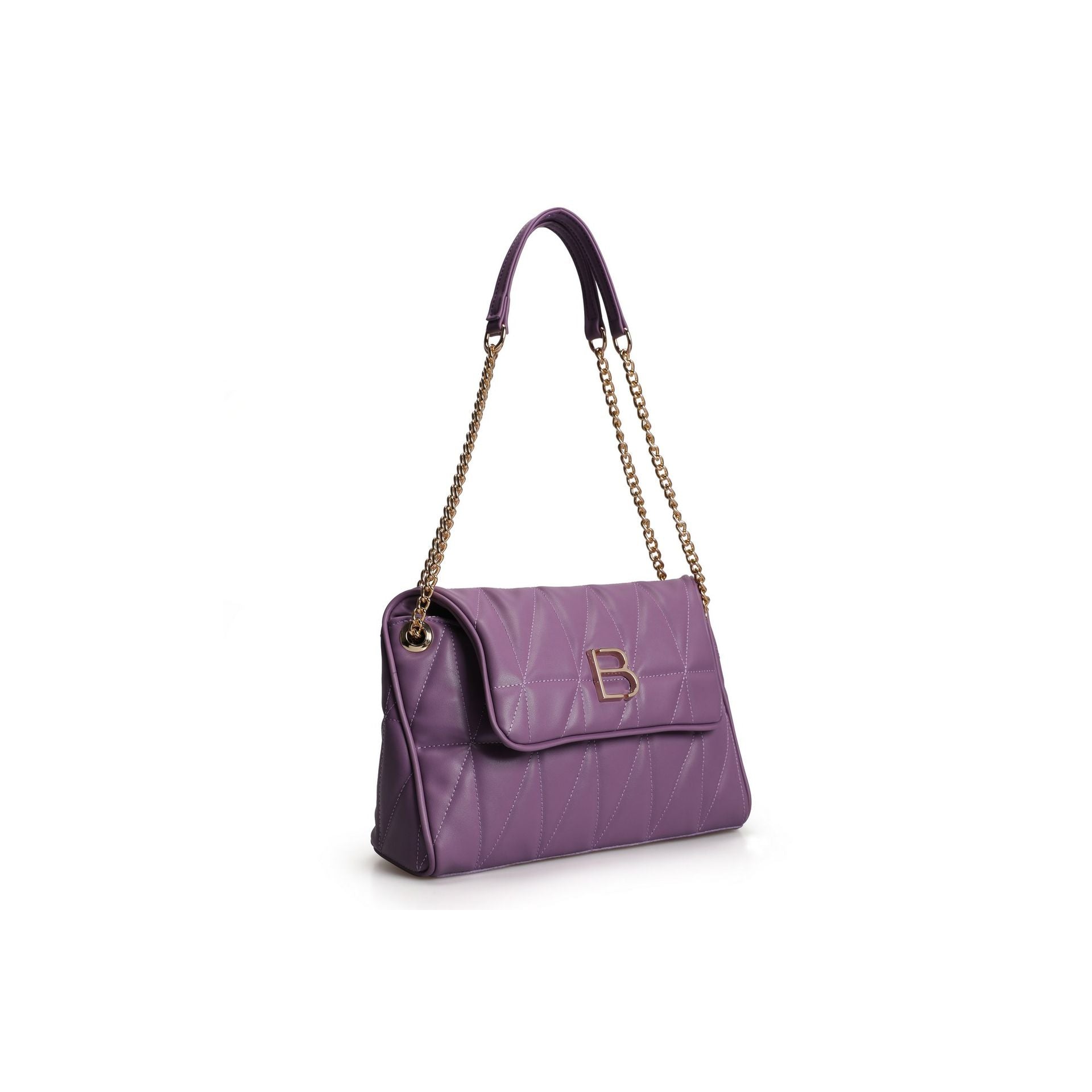 Lucky Bees Shoulder Bags Purple LB64