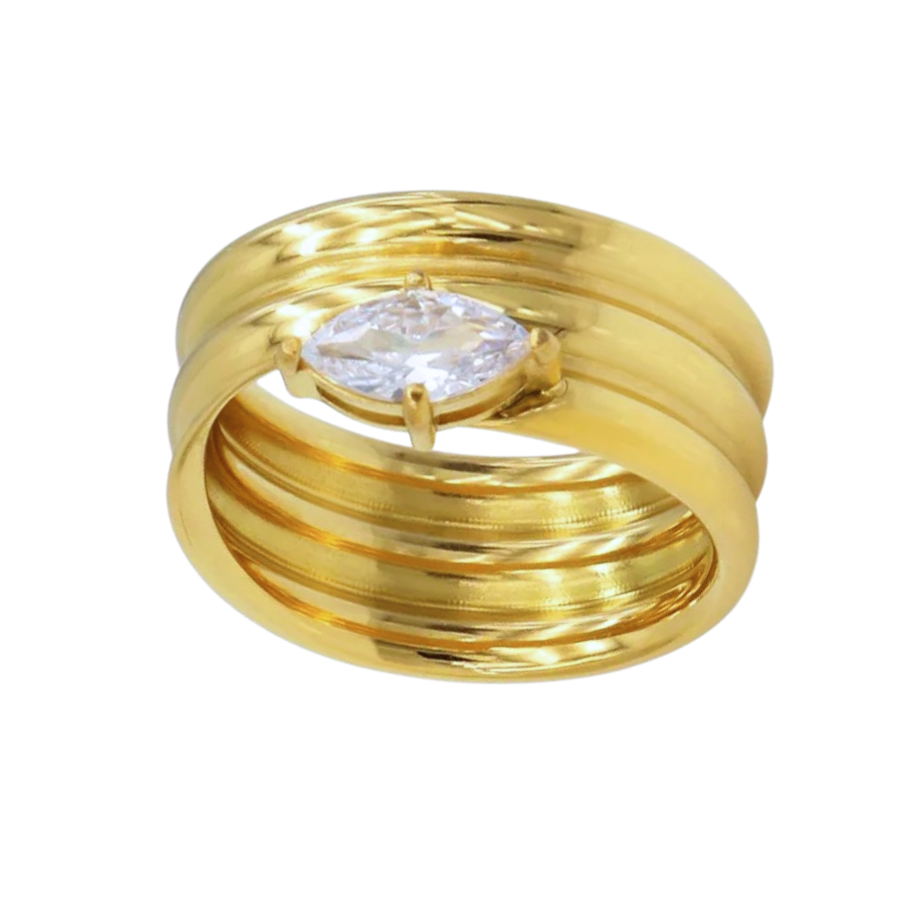 STAR GOLD RING