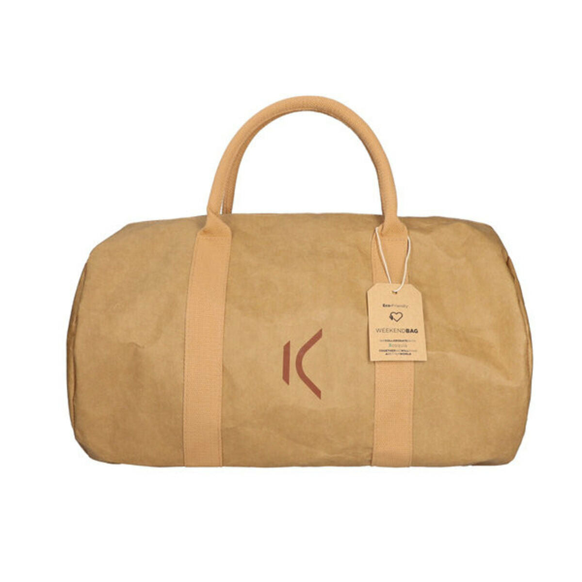 Borsa da Viaggio KSIX WeekendBag Marrone Eco-friendly carta kraft-0