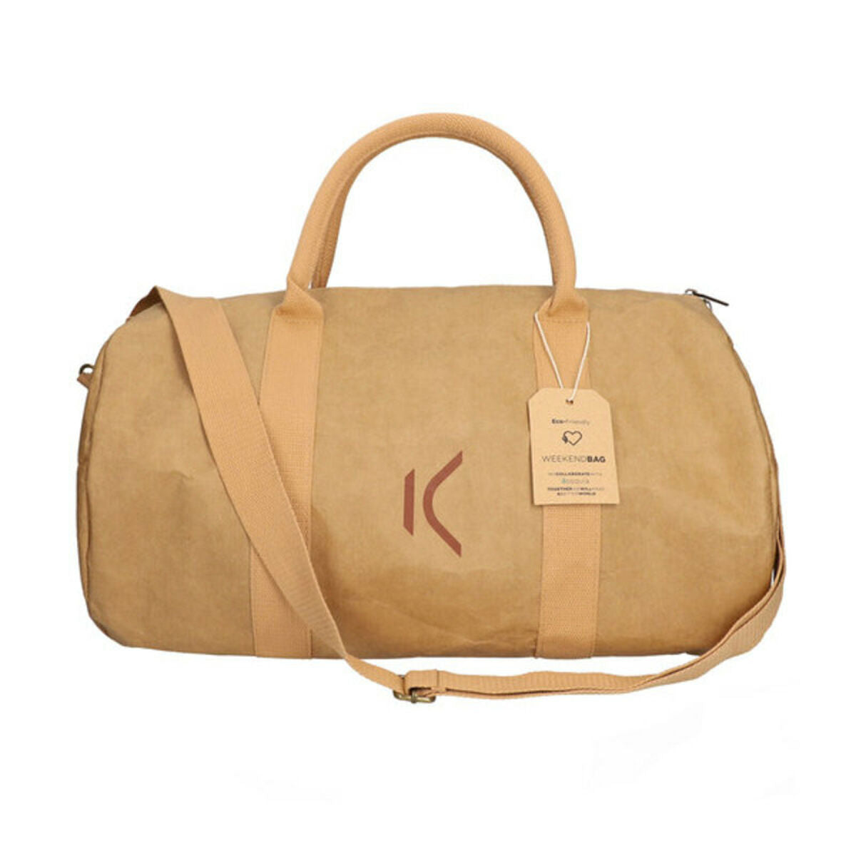 Borsa da Viaggio KSIX WeekendBag Marrone Eco-friendly carta kraft-6