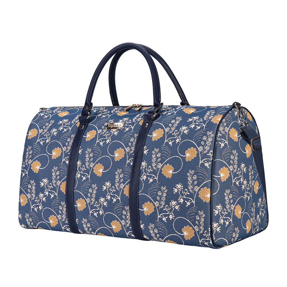 Jane Austen Blue - Big Holdall Bag-1