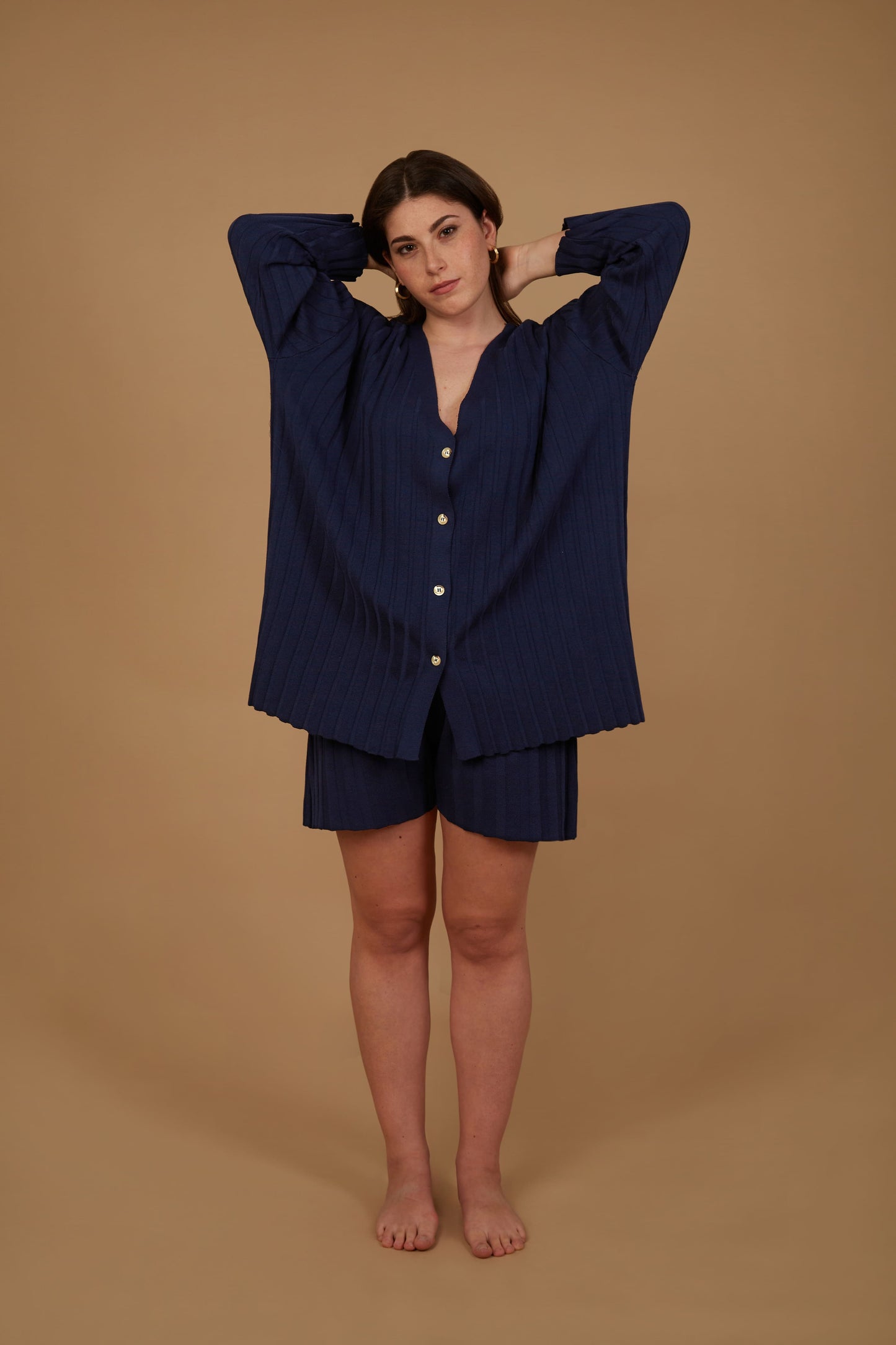 The Ophra Cardigan - Blu Royal-3