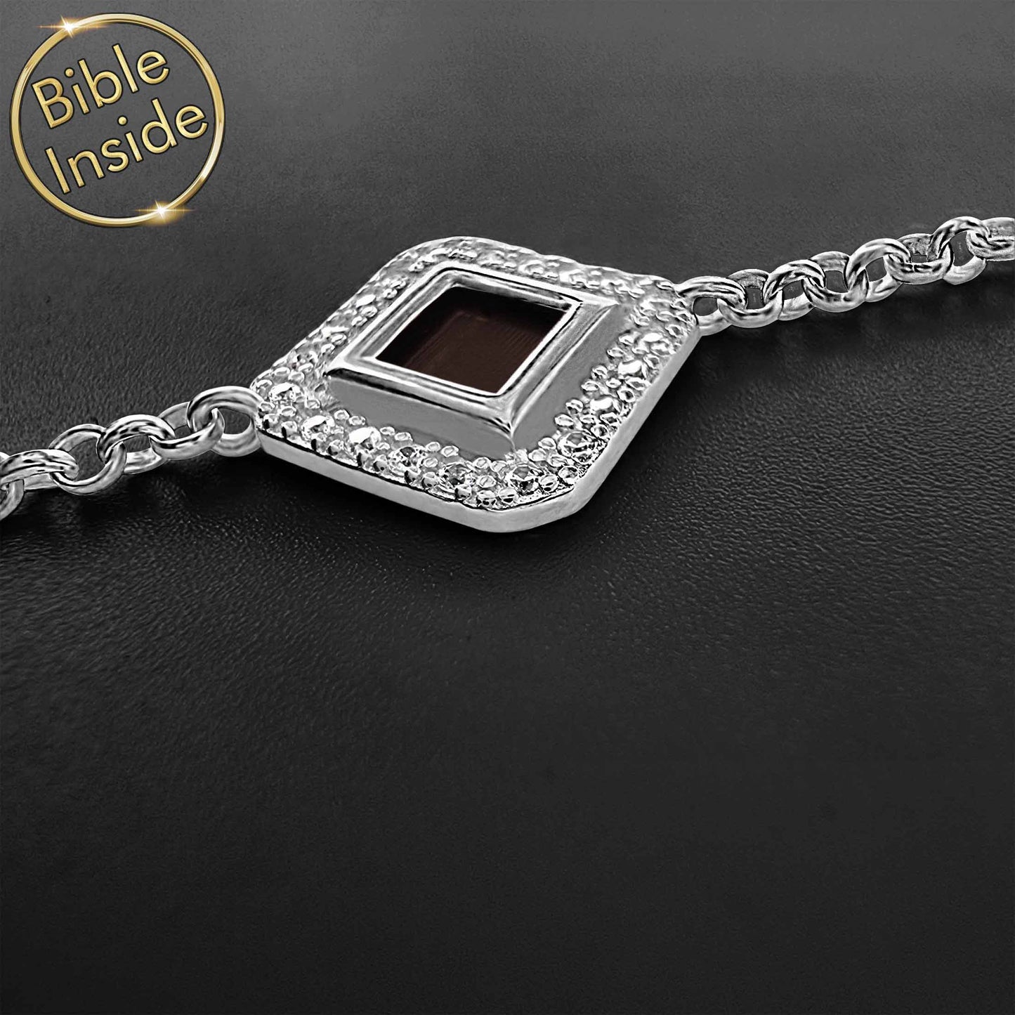 Christianity Bracelet with Nano Bible - Royal Frame Bracelet-2