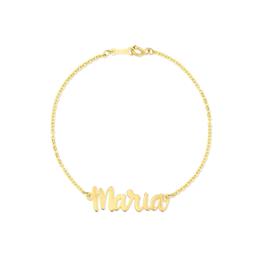 AMATO name bracelet 750 yellow gold-0