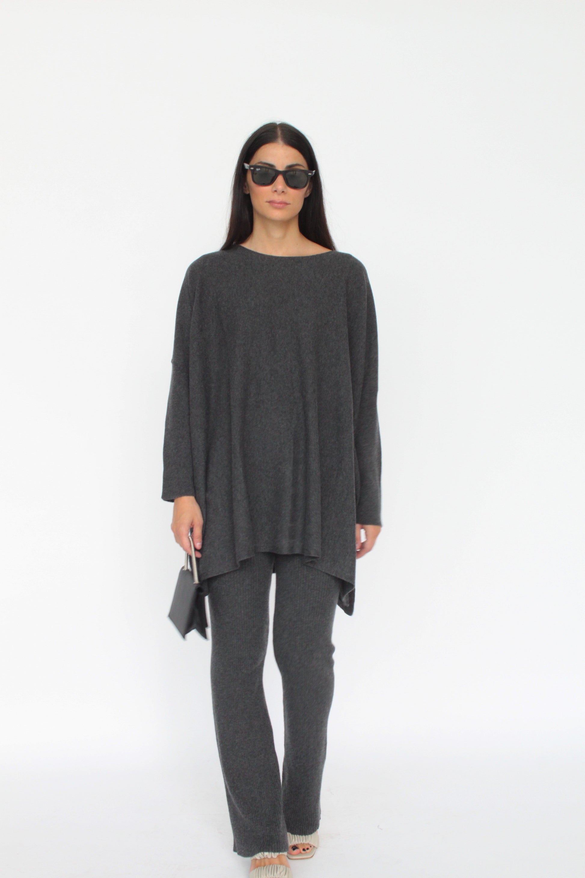 Girocollo oversize in misto Cashmere - Alyssa