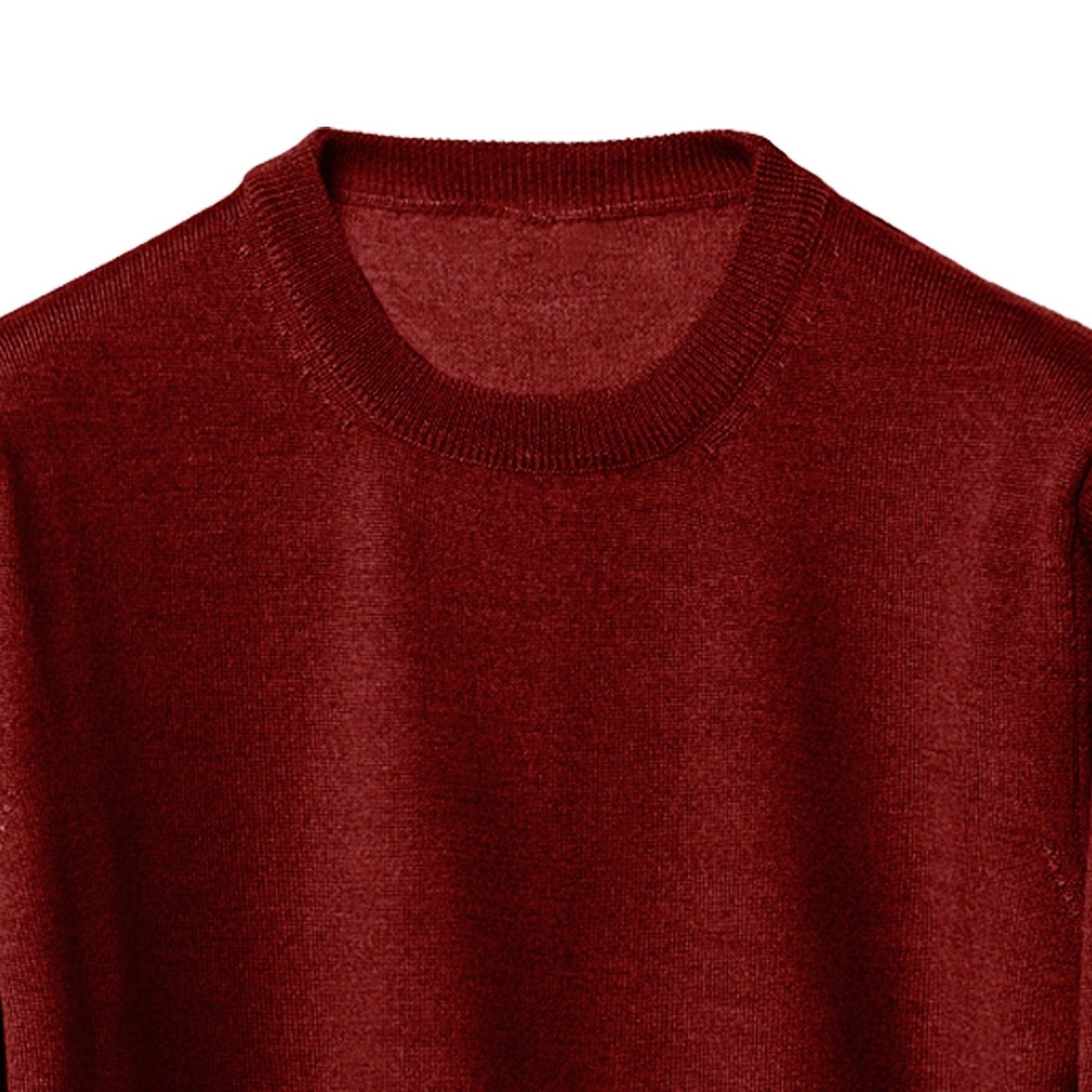 Maglia Uomo in misto Cashmere, Seta e Lana Merino Extrafine Girocollo-4