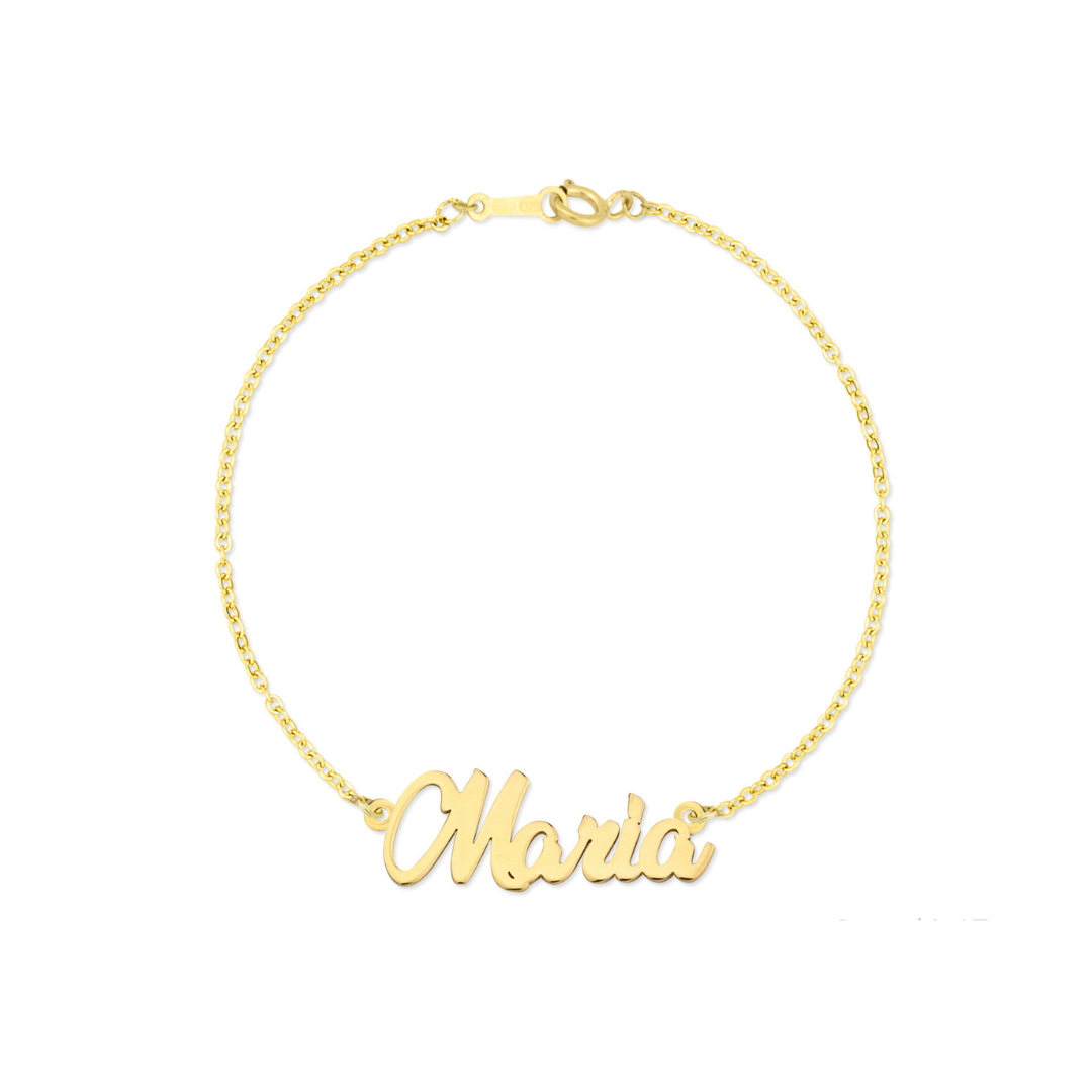 NATURA name bracelet 750 yellow gold-0