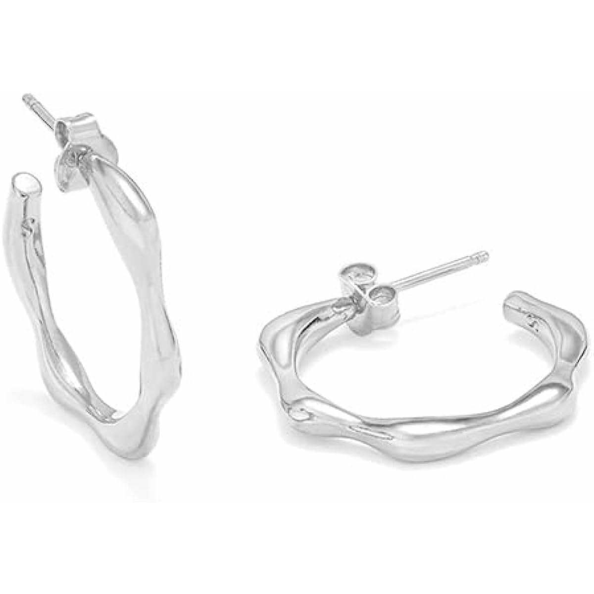 Ladies' Earrings Secrecy Sterling silver 3 cm-0