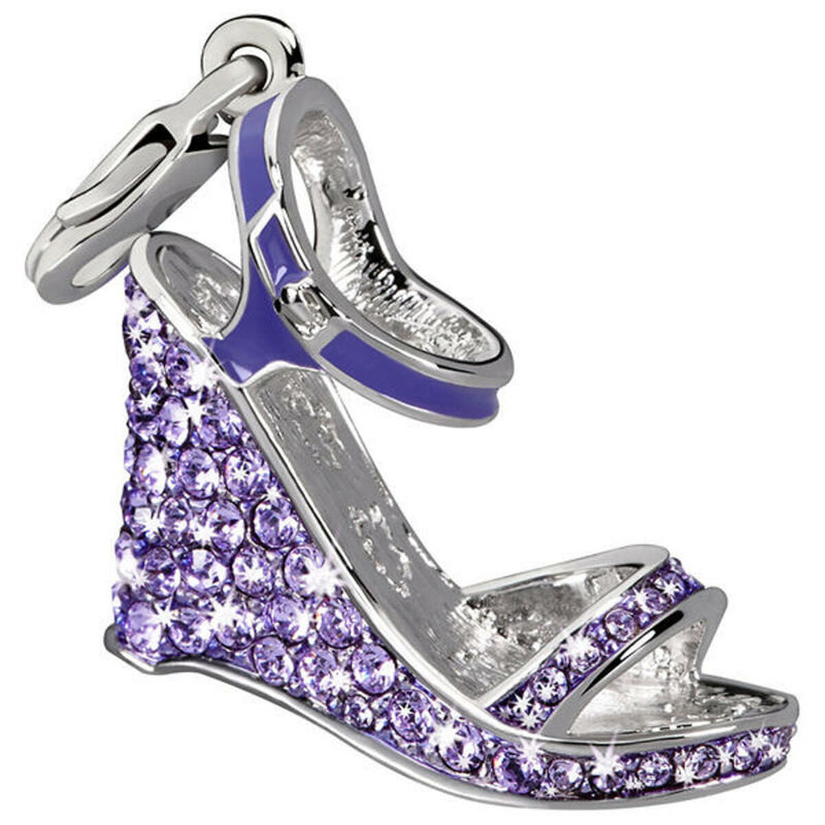 Woman's charm link Glamour GS2-19 | Purple (4 cm)-0