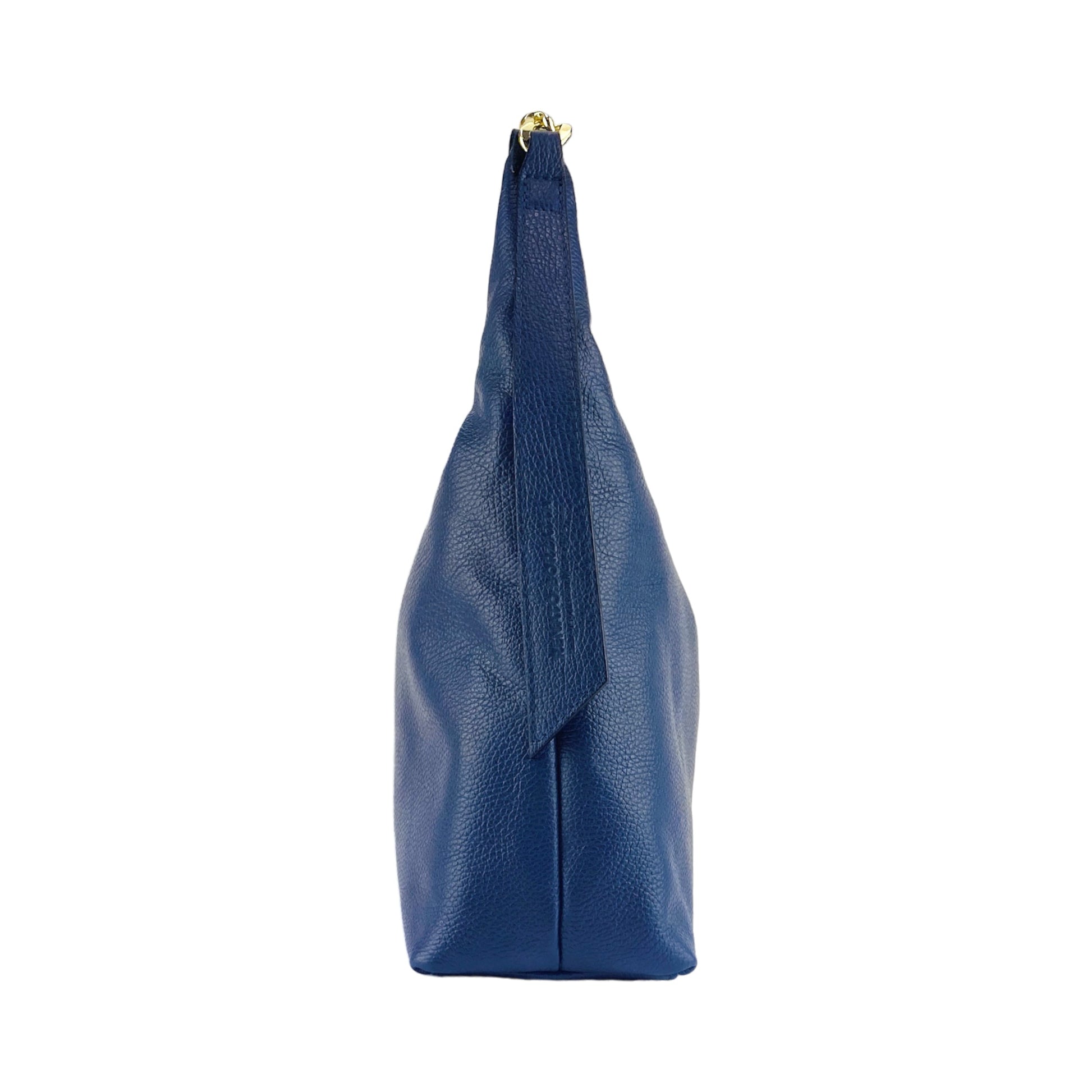 Borsa in Vera Pelle Made in Italy Blu