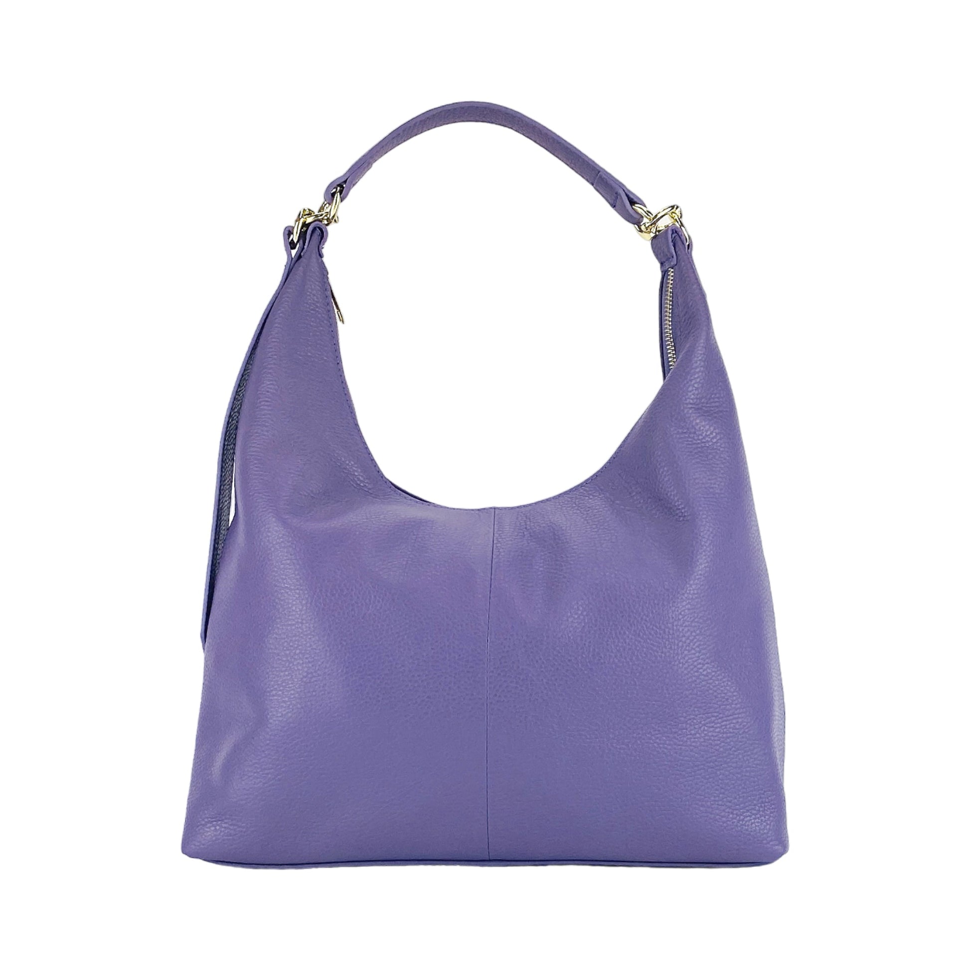 Borsa in Vera Pelle Made in Italy - Viola MII