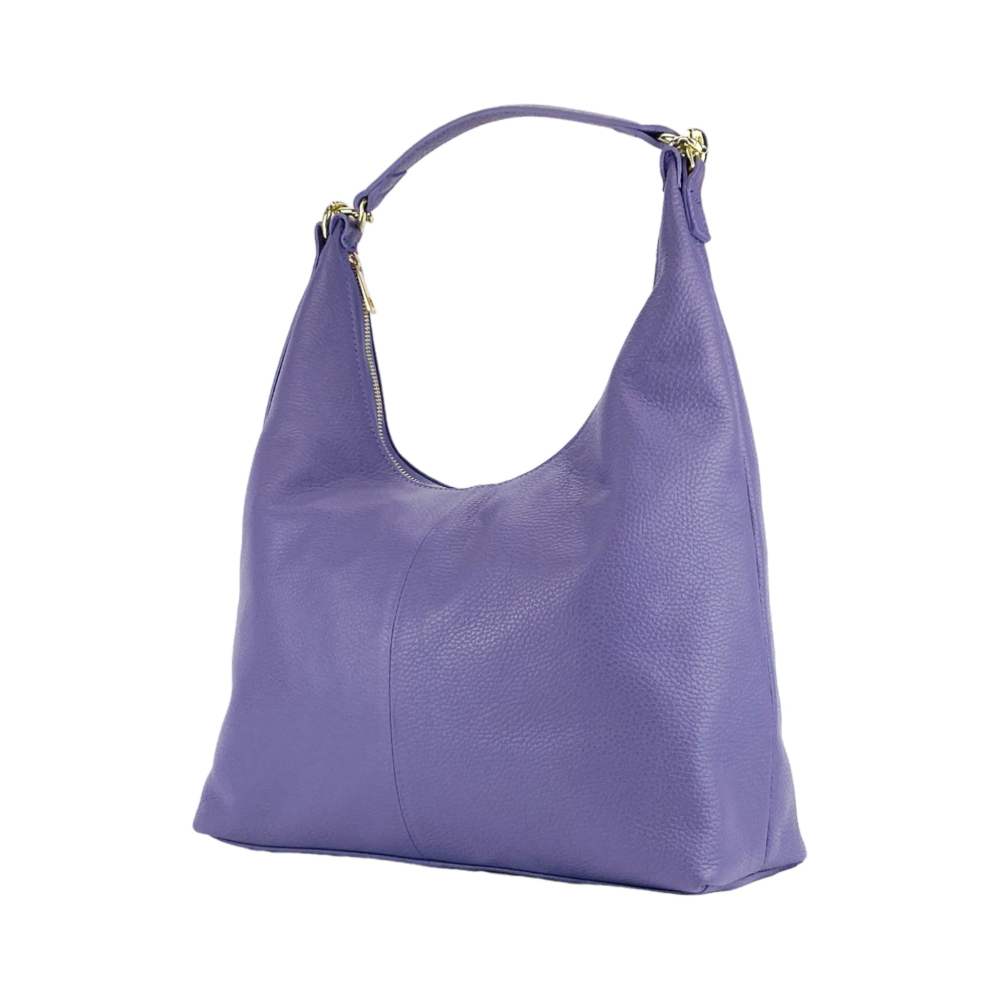 Borsa in Vera Pelle Made in Italy - Viola MII