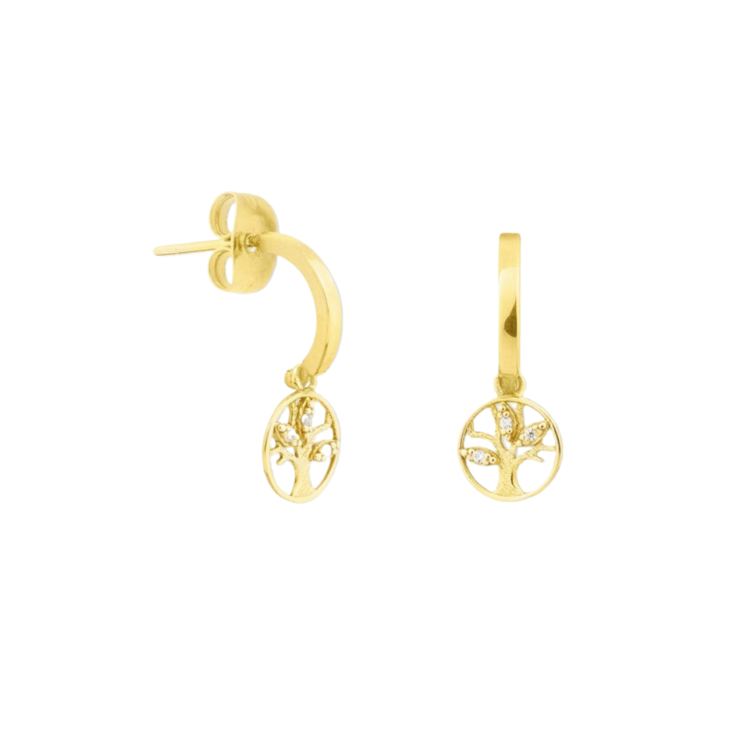 VITA earrings | Real gold 375-0