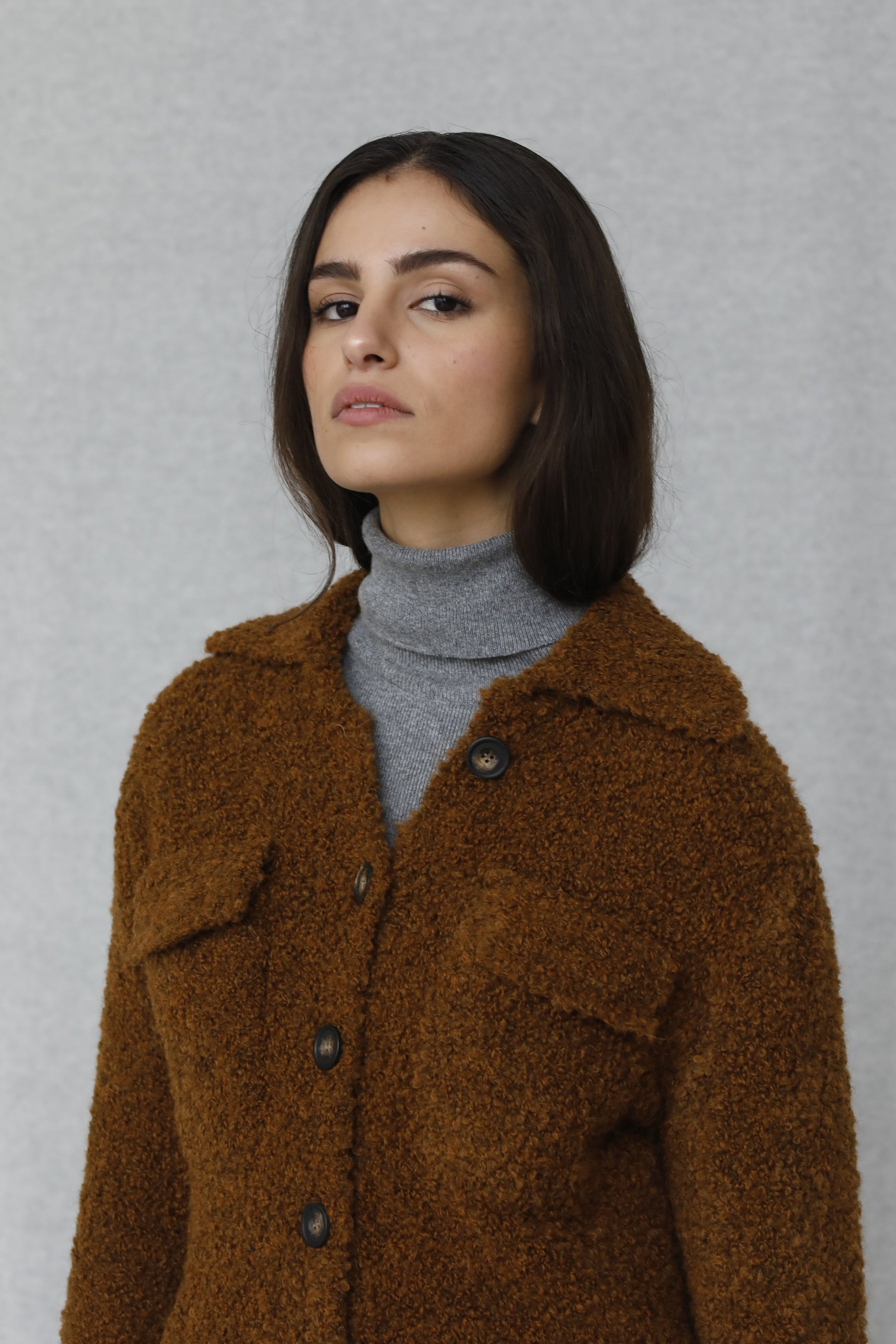 Bomber Boucle' in Lana - Teresa