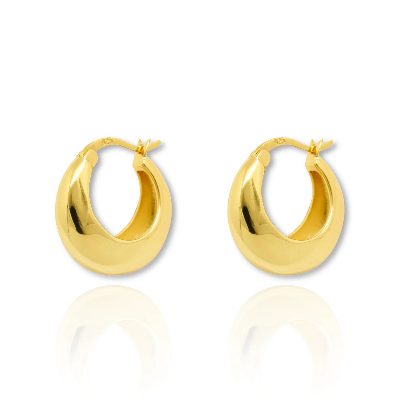 ANNA CHUNKY HOOPS 1,2CM-0