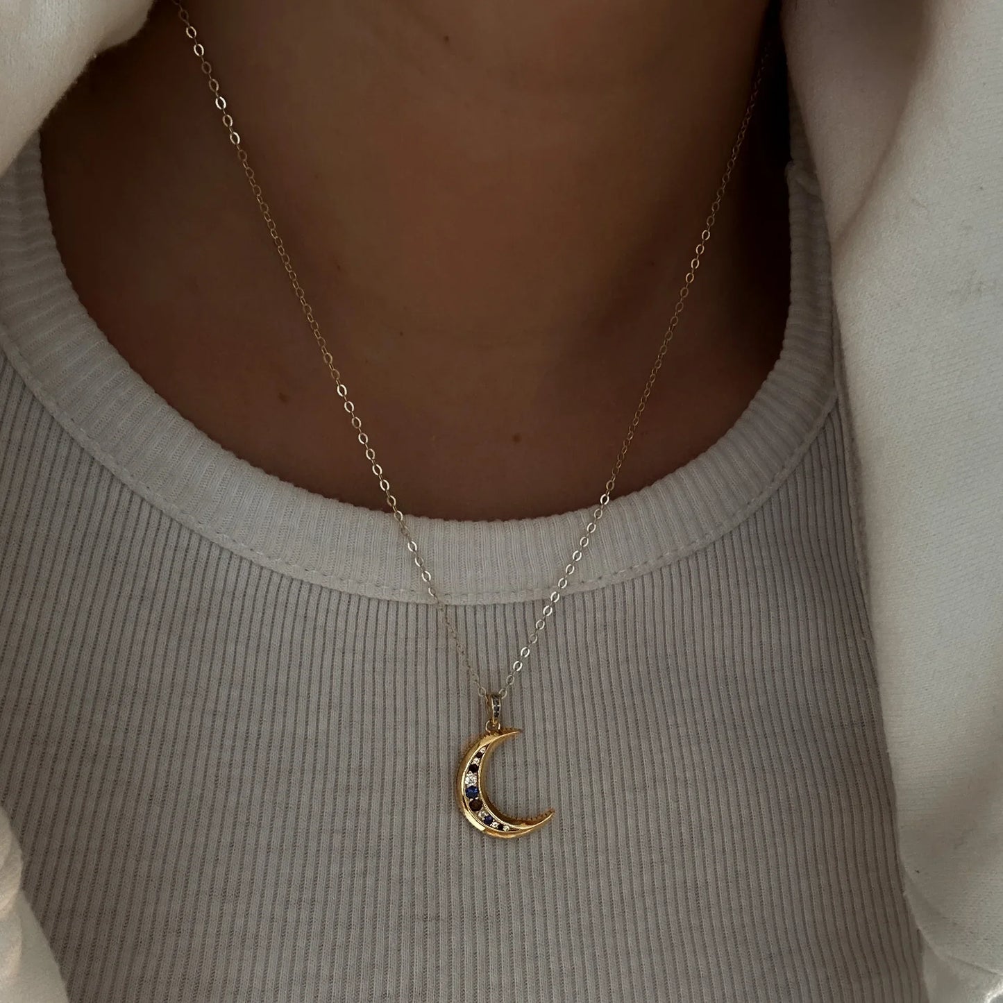 CELESTE MOON NECKLACE-1