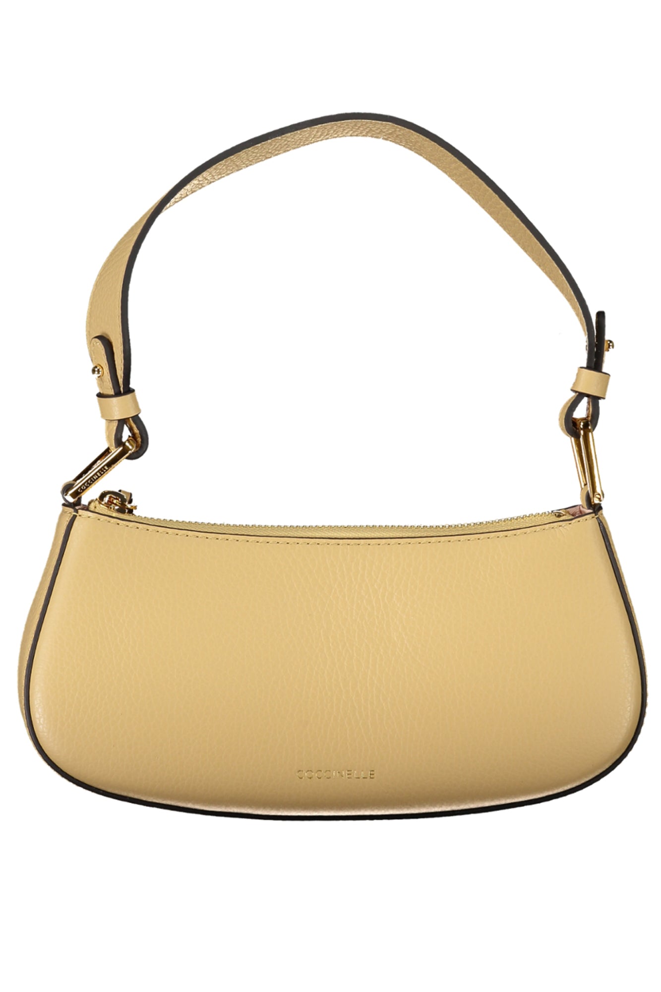 COCCINELLE BEIGE BORSA A TRACOLLA