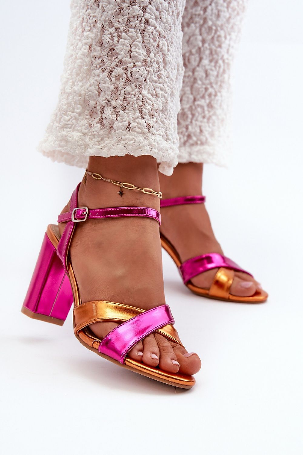 Sandali con tacco Step in style-Mary Luxe Boutique