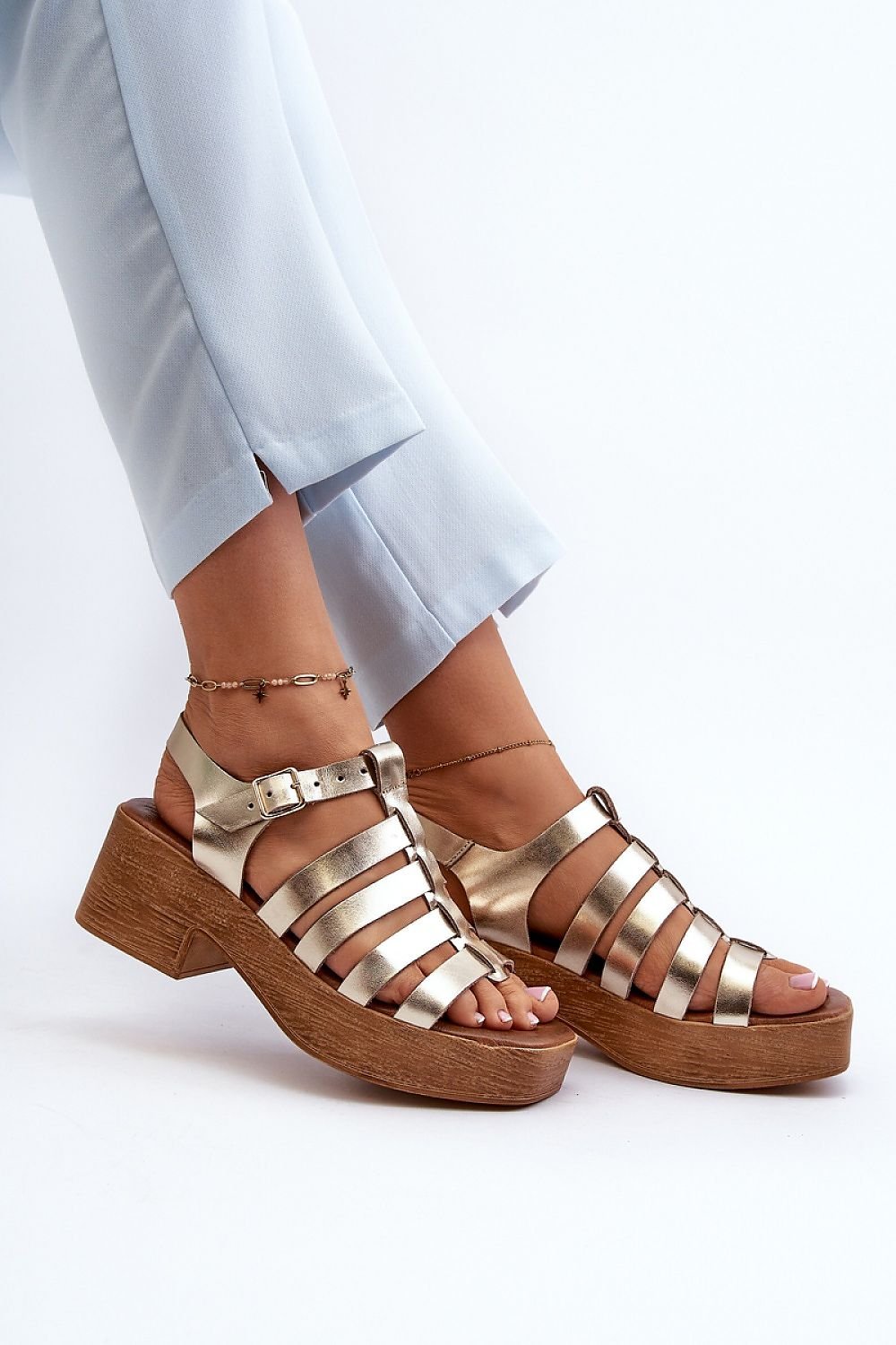 Sandali con tacco Step in style-Mary Luxe Boutique