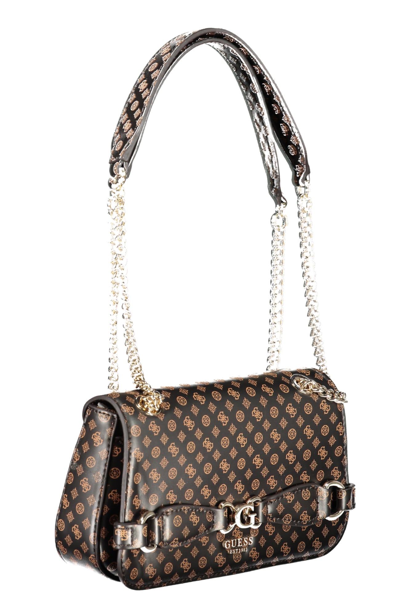 GUESS JEANS BROWN WOMEN'S BAG-2