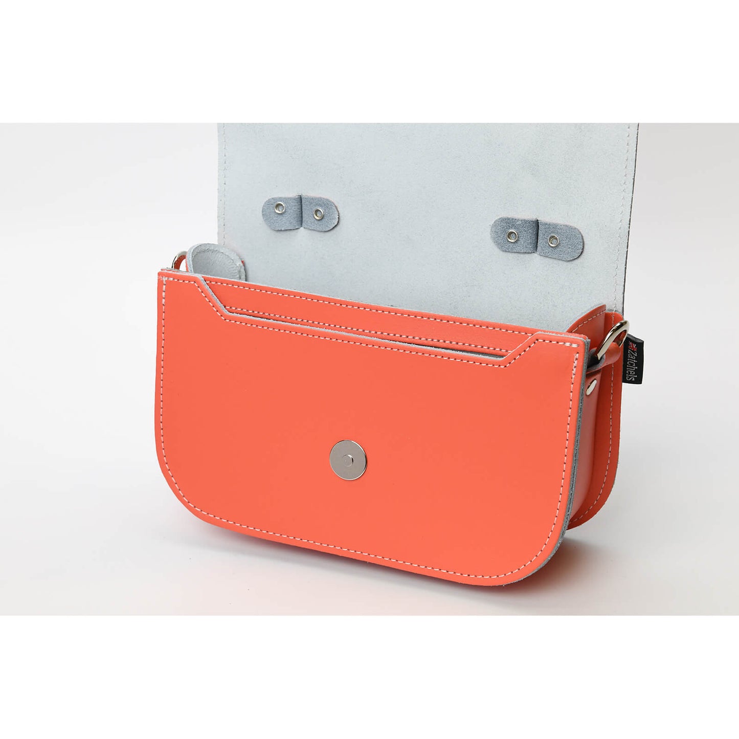 Aura Handmade Leather Bag - Coral-2