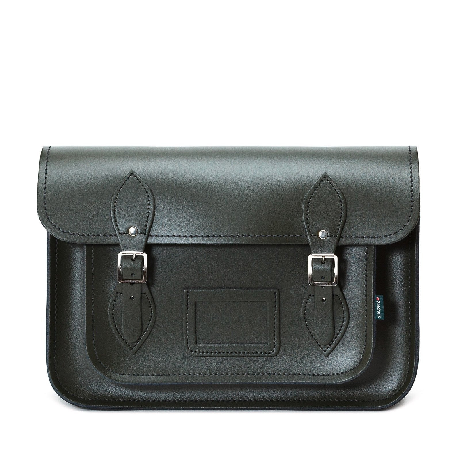 Handmade Leather Satchel - Ivy Green-0