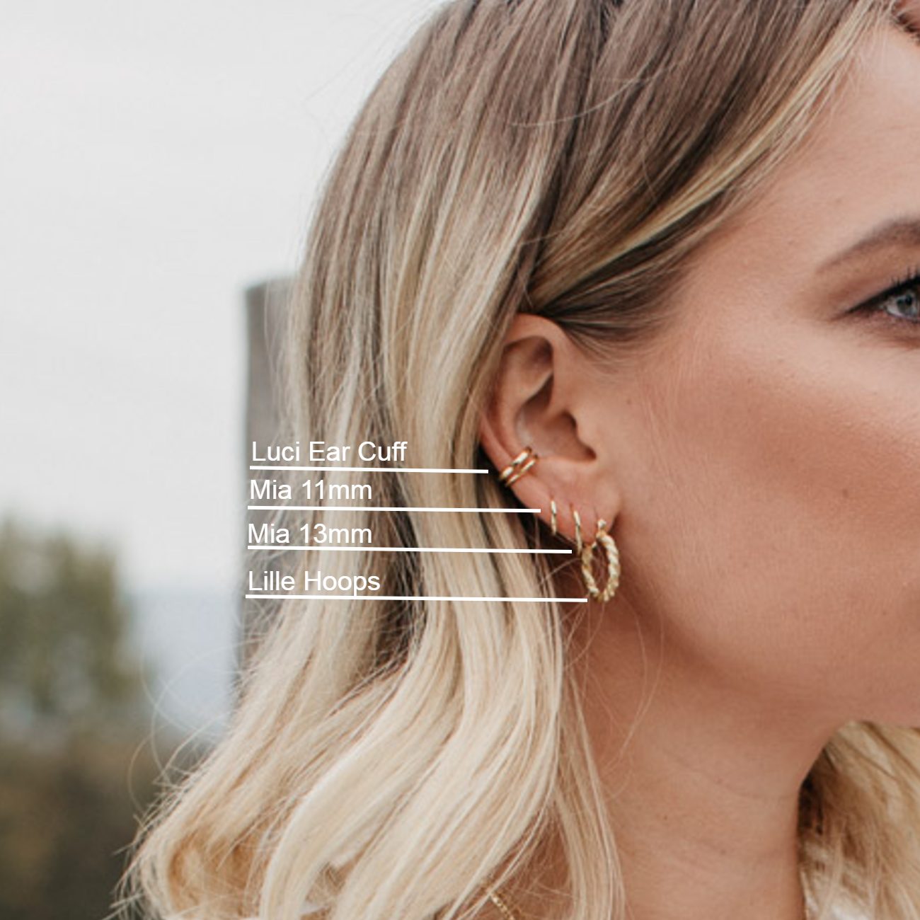 LIGHTS EAR CUFF EARRINGS