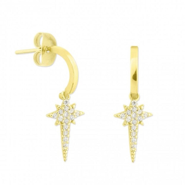 VINCENTE earrings | Real gold 375-0