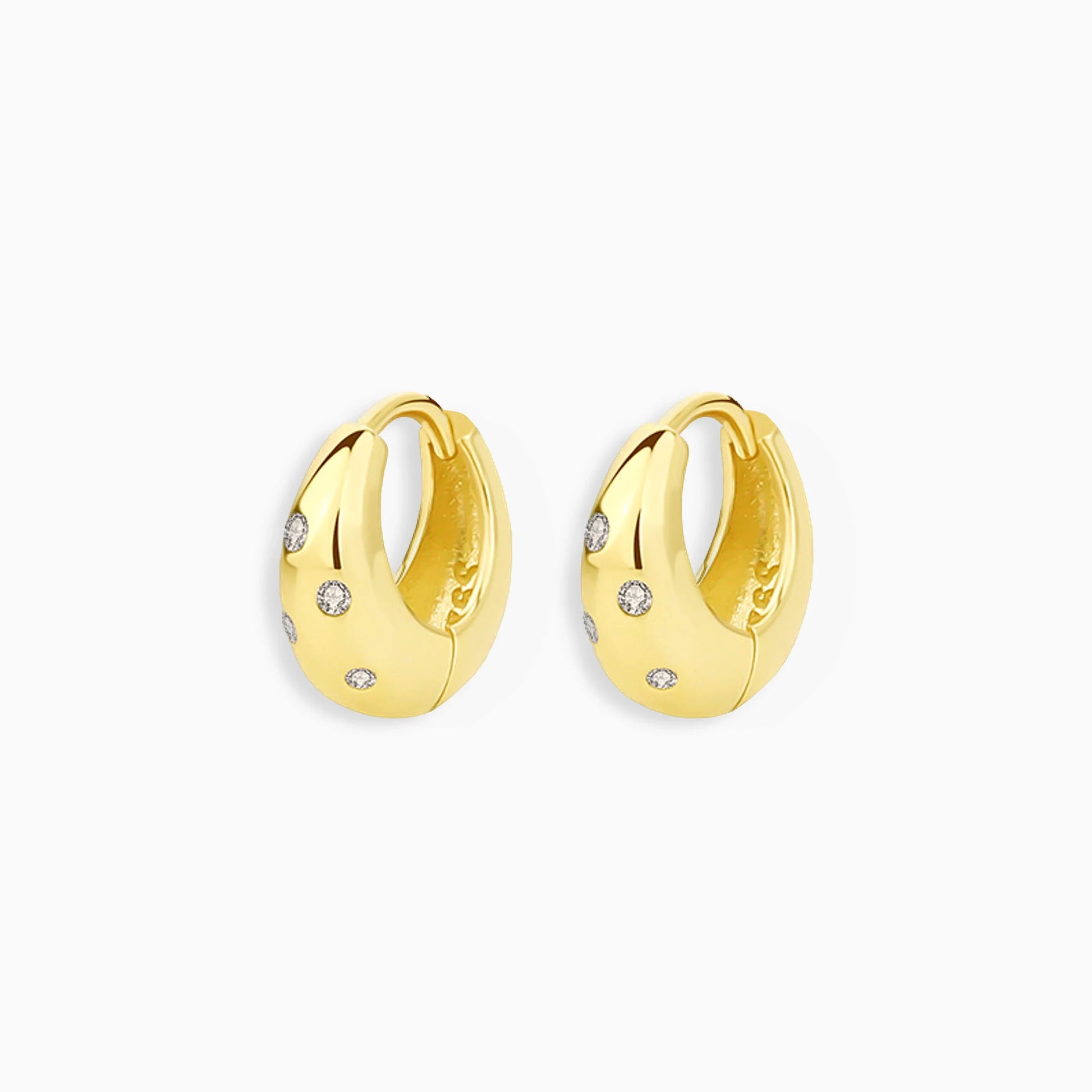 AIMEE HUGGIE HOOPS EARRINGS